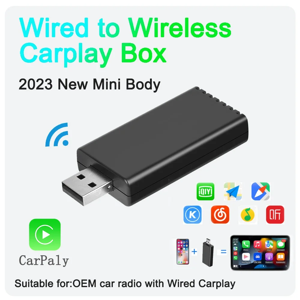 Carplay Android Auto Box Apple Carplay Adattatore Wireless Per Auto Oem Cablato A Wireless Android Auto Usb Dongle Car Play