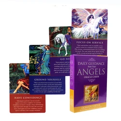 Popular Angel Series Daily Guidance Oracle Cards Tarot Cards for Beginners with PDF Guidebook Divination Tool