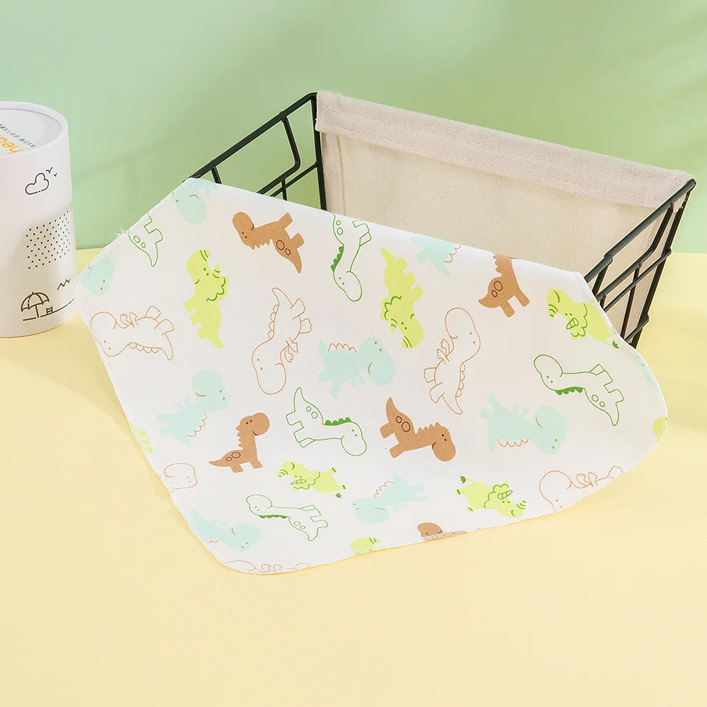 Halilo 4 Pieces Cotton Newborn Baby Towels Saliva Towel Nursing Towel Baby Boys Girl Washcloth Handkerchief