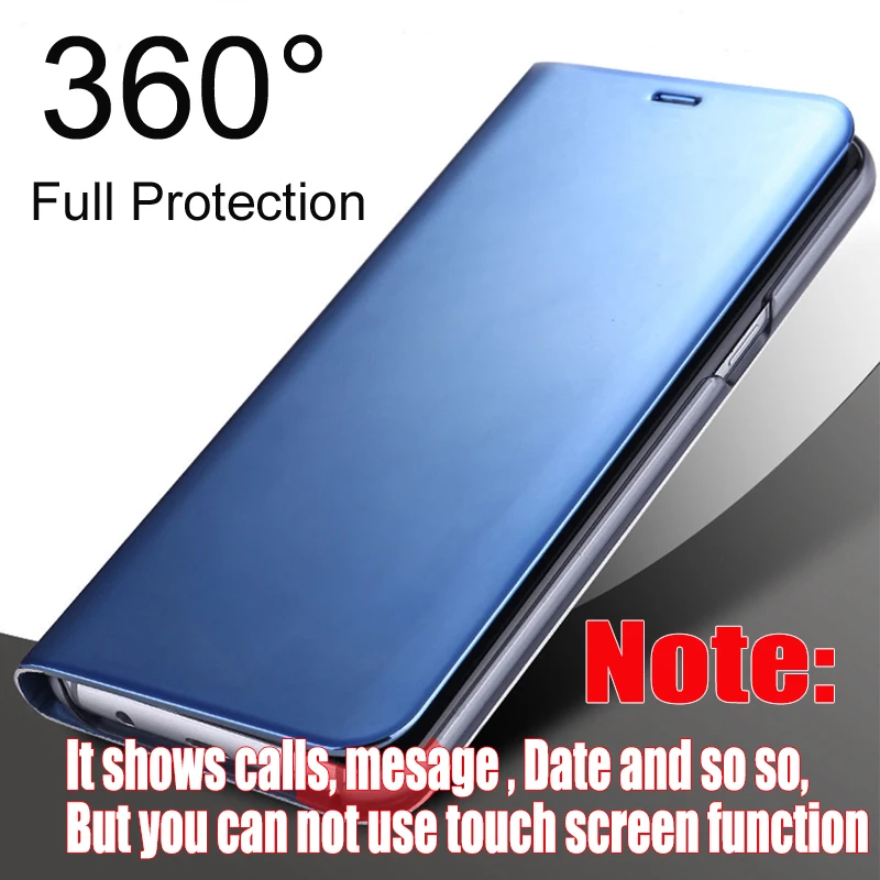 Shockproof Mirror Flip Phone Case - Durable and Stylish Protective Cover