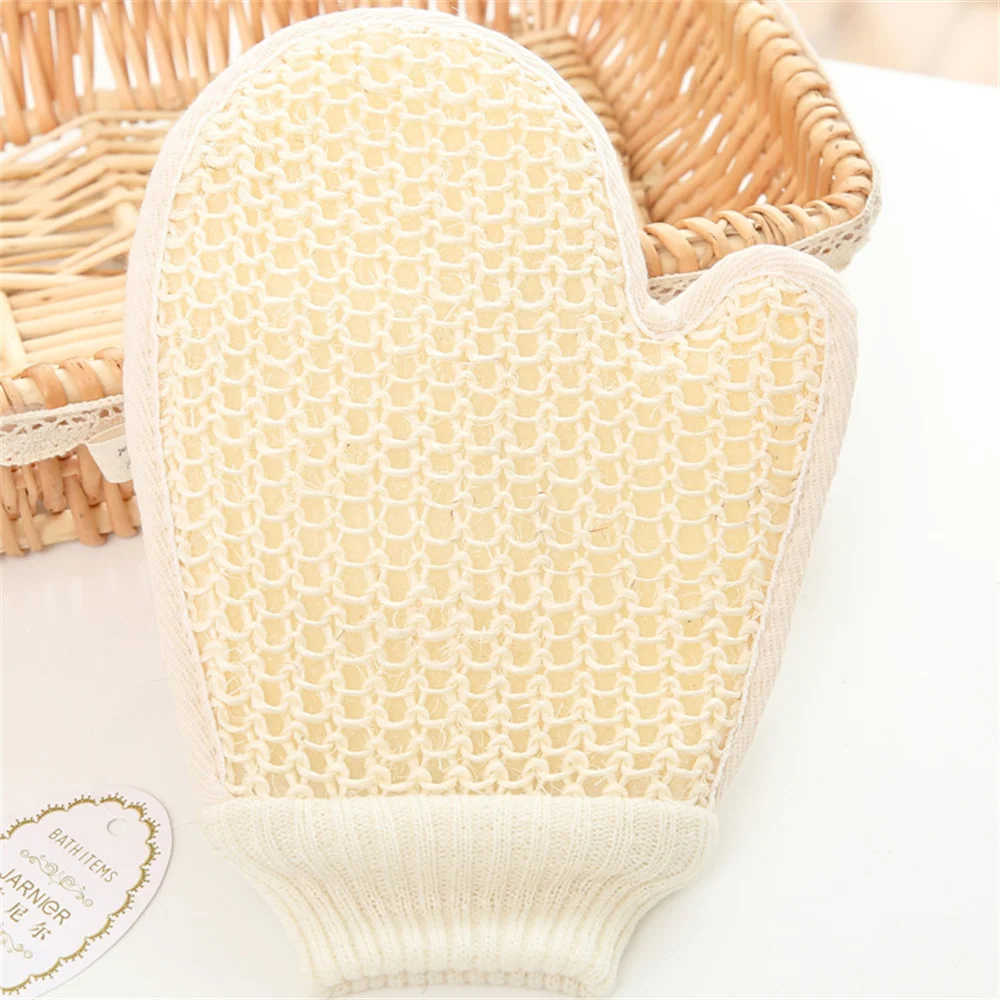 Exfoliator Dull Polish Elastic Mouth Design Body Scrub Shower Gloves Bath Glove Body Massage Bathroom Products Shower Scrub Tool