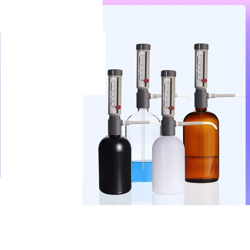 

Adjustable Quantitative Liquid Dispenser with Transparent Brown Glass Liquid Filling Bottle