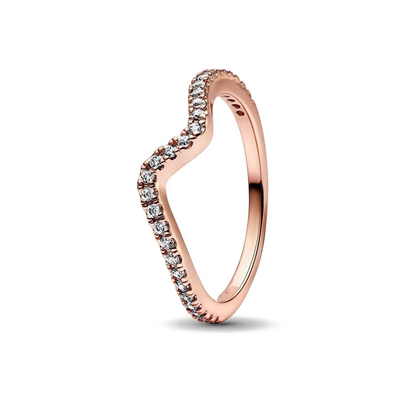 Spring Daisy Flower Ring 2025 Size 6 7 8 9 for 925 Sterling Silver Jewelry Rose Gold Color