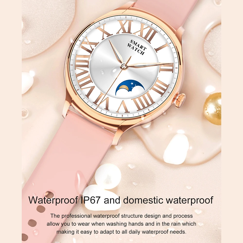 1.39 Inches Smartwatch IP67 Waterproof Sports Watch BT5.2 Intelligent Watch Fitness Tracker Multifunctional Watch Compatible wit