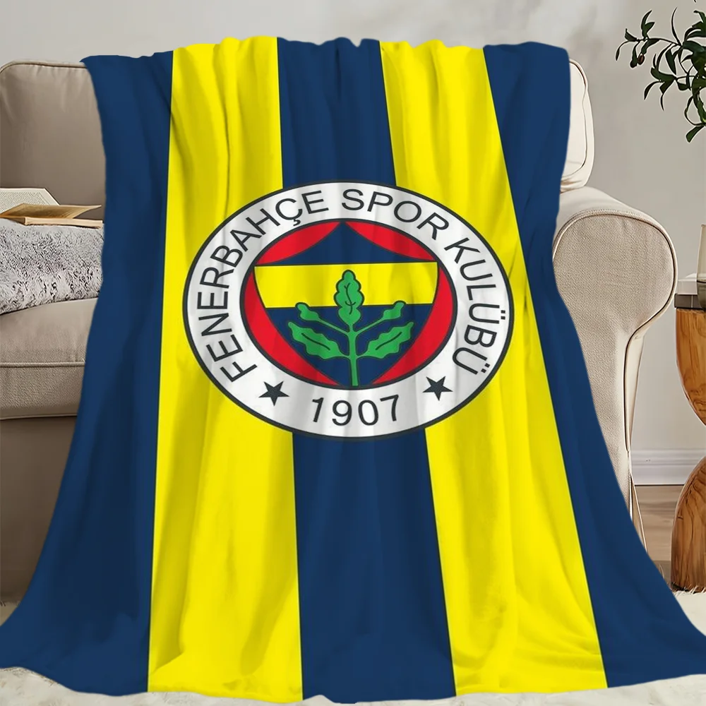 F-FenerbahceS Skicomfort warm Soft Home Kids Lunch Blanket Suitable for Living Room Office Daily Travel Gifts 6