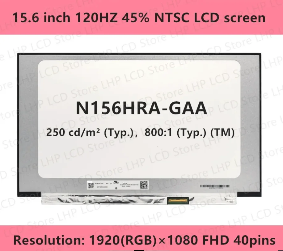 Dalle Ecran LP156WFJ(SP)(B3) SPB3 15.6 FHD LED 120Hz LCD Display