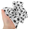 3 Pcs Football Children's Hair Tie Soccer Accessories Ties with Bows Rings for Women Toddler Headband 2