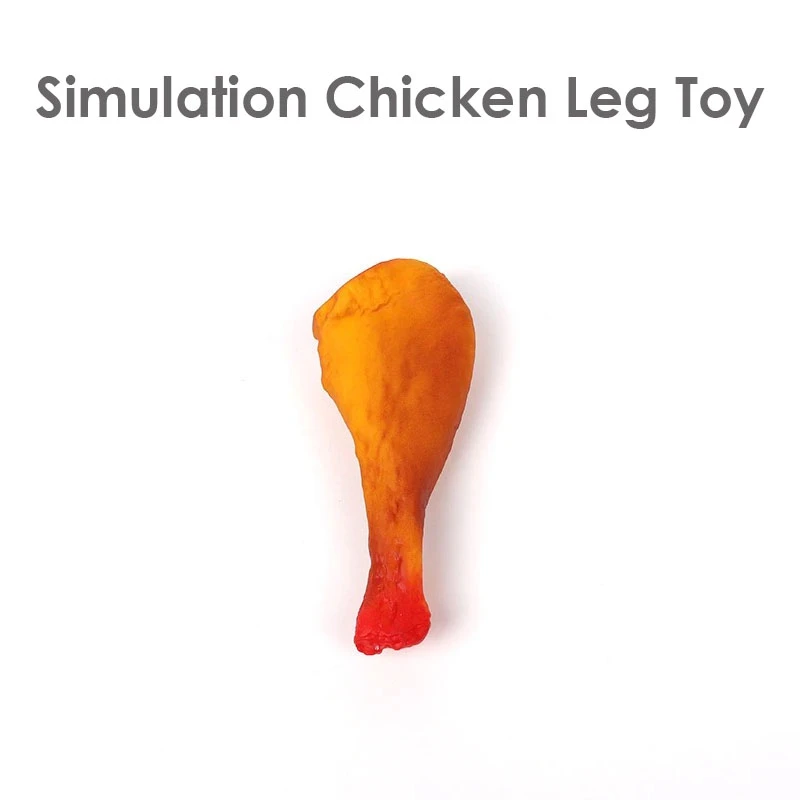 Chicken Leg Toy For Dog Squeaker Chew Toys for Dogs Soft Funny Play