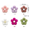 10pcs Silicone Flower Bead BPA Free Teething Infant Chewable Dummy Necklace Pacifier Toy Accessories 5
