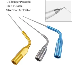 Dental Ultrasonic Activator with Soft & Flexible Tips for Enhanced Root Irrigation (Blue tips 1pc)