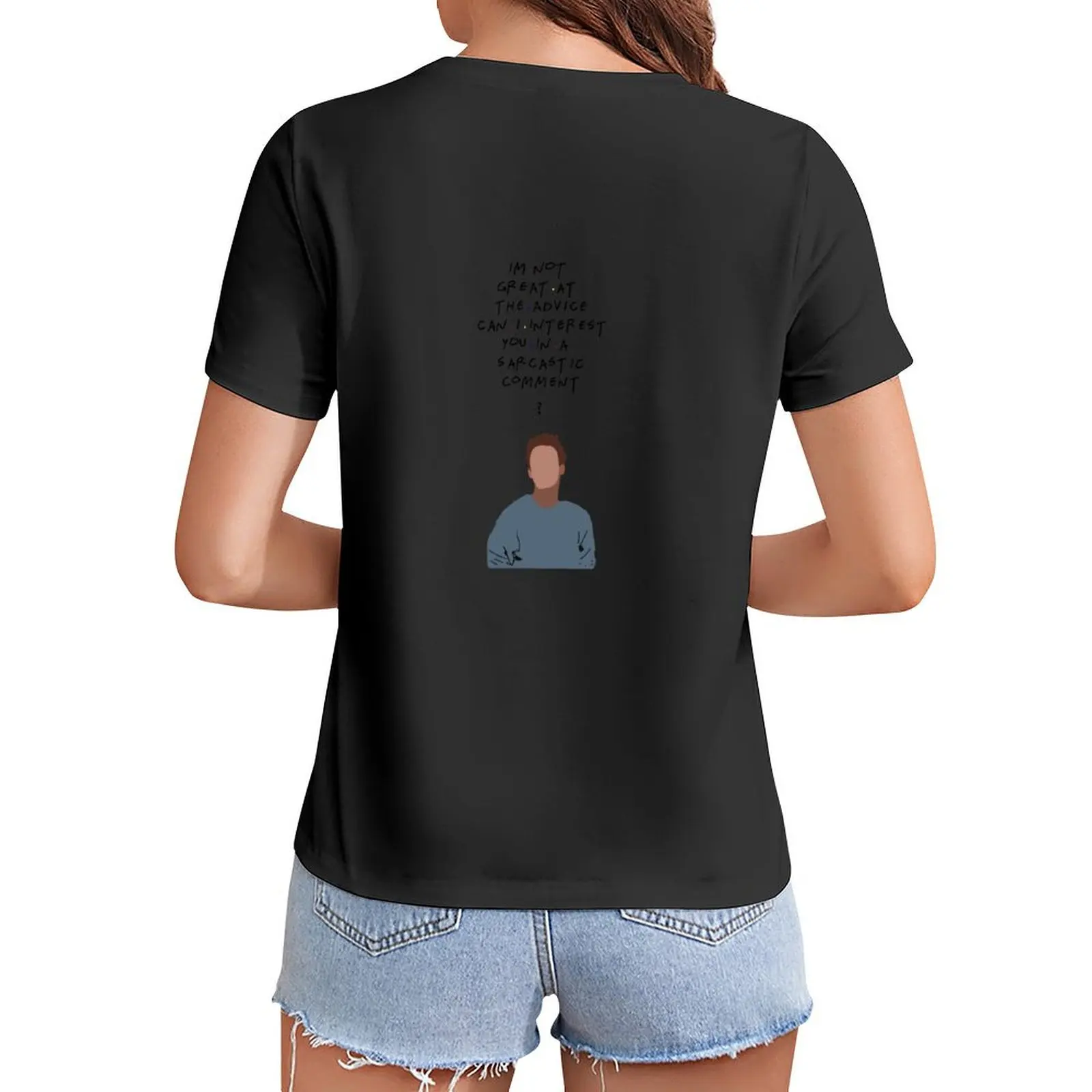 

Chandler bing T-Shirt vintage clothes graphics white t-shirts for Women