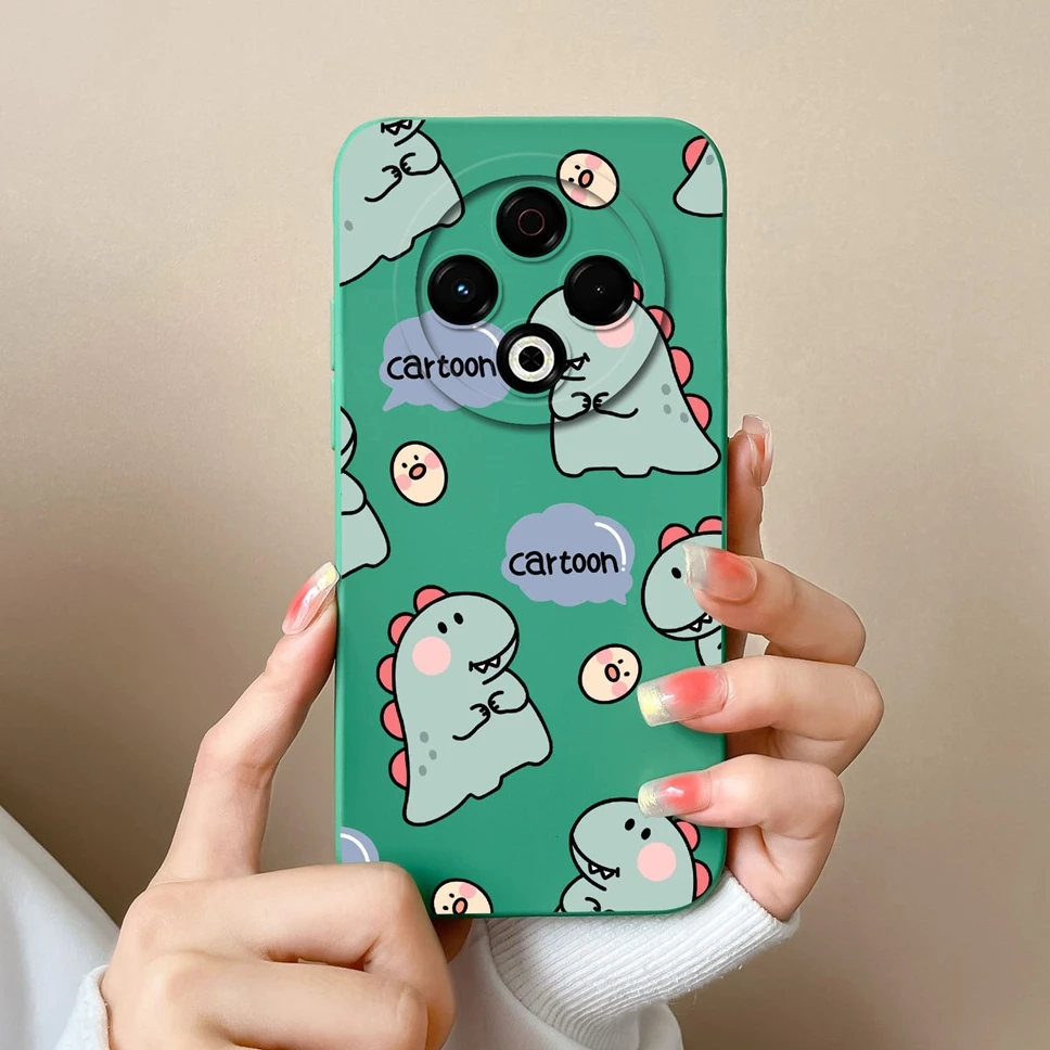 Lovely Dinosaur Camera Protection Phone Case Back Cover for Tecno Spark 30 Pro 4G