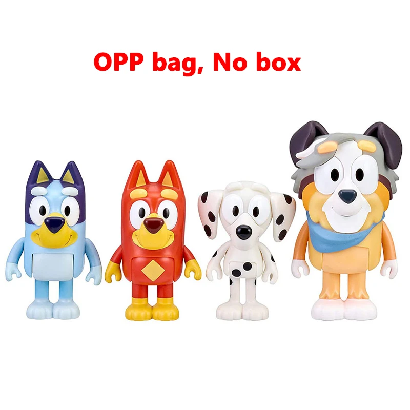 thumbnail image 1 of Bluey Friends-Conjunto de figuras de acción de Anime, juguete de PVC, articulación móvil, versión familiar y escolar, regalo para niños, 1 of 5