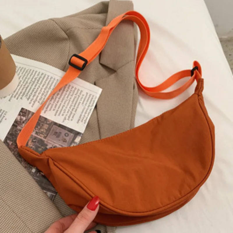 Capacity Crossbody Large Nylon Bag Simple Shoulder Casual Handbag For Woman Multicolored High-Quality Messenger Versatile Luxury