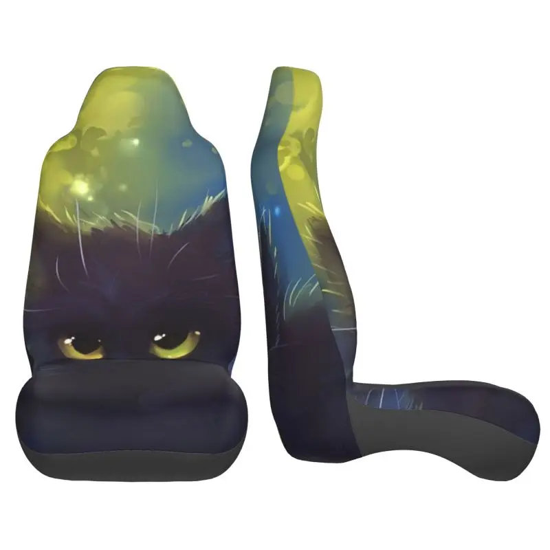 Anime Girl Cat Car Seats Covers, Grunge Gothic Car Seats Protector, Car  Accessories, Car Seat Upholstery Set Car Seat Covers Color Name: milky