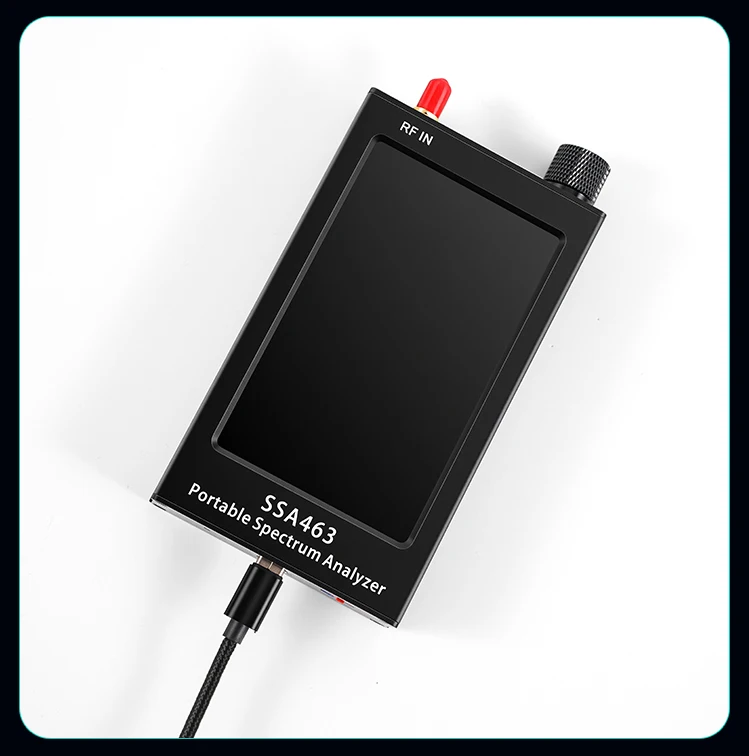 2026 SYSJOINT SSA463 휴대용 35MHz-6.3GHz 스펙트럼 분석기 미터 테스터 4.3인치 디스플레이
