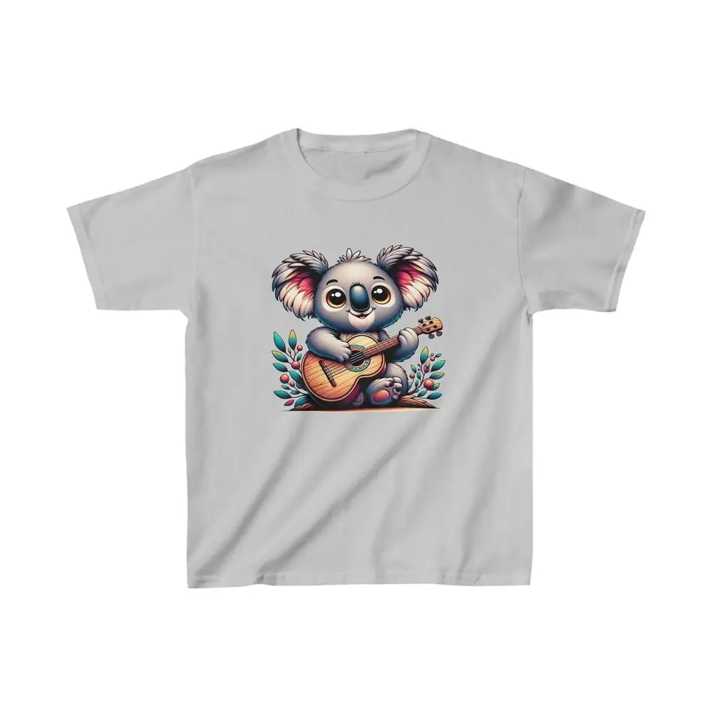 

Детская футболка Strumming Аниме Графические футболки Koala с коротким рукавом, 100% хлопок