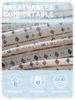 1 Simple modern Geometry printed matte Fitted Sheet, bedroom printed bed cover, bedding (excluding pillowcases) 5