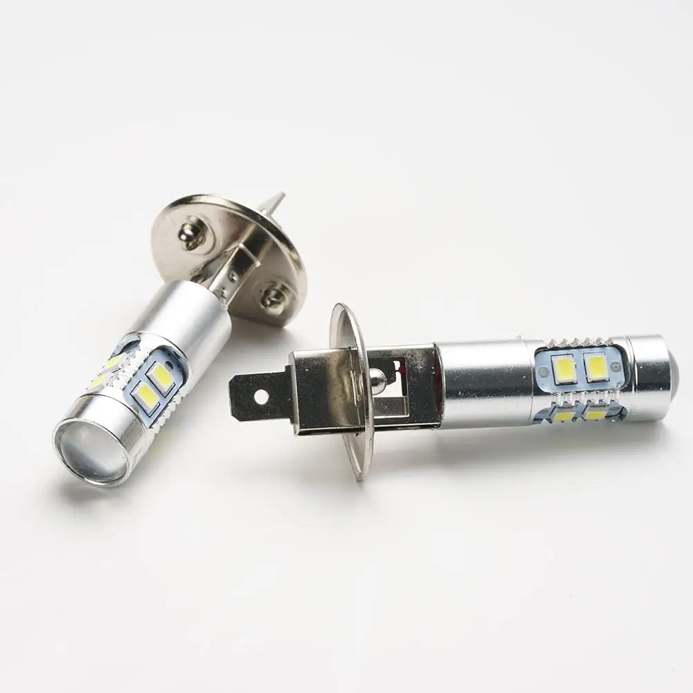 H1-LED-Headlamp-Bulb-6000k-High-And-Low-Beam-Light-Dome-100w-License ...
