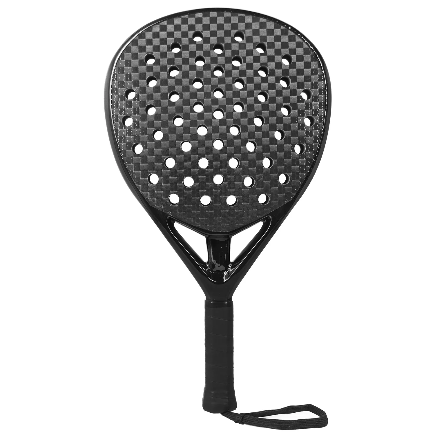 Padel Racket with Eva Soft Memory Foam Core 3K/12K/18K Carbon Fiber Rough Surface For Training Accessories Paddle Shovel padel racket