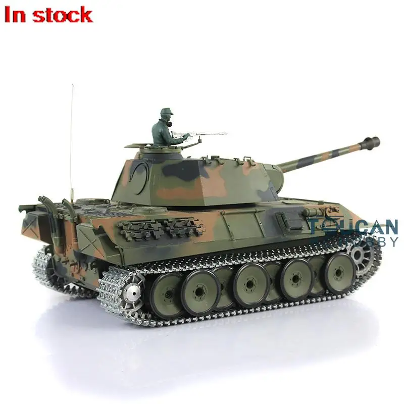 Heng Long 1/16 Scale 7.0 Upgraded Metal Version German Panther V RTR RC Tank 3819 Army BB Shoot Unit Speaker Toys Model TH17288 4
