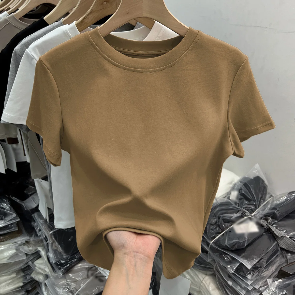 Coffee brown [solid color no pattern]