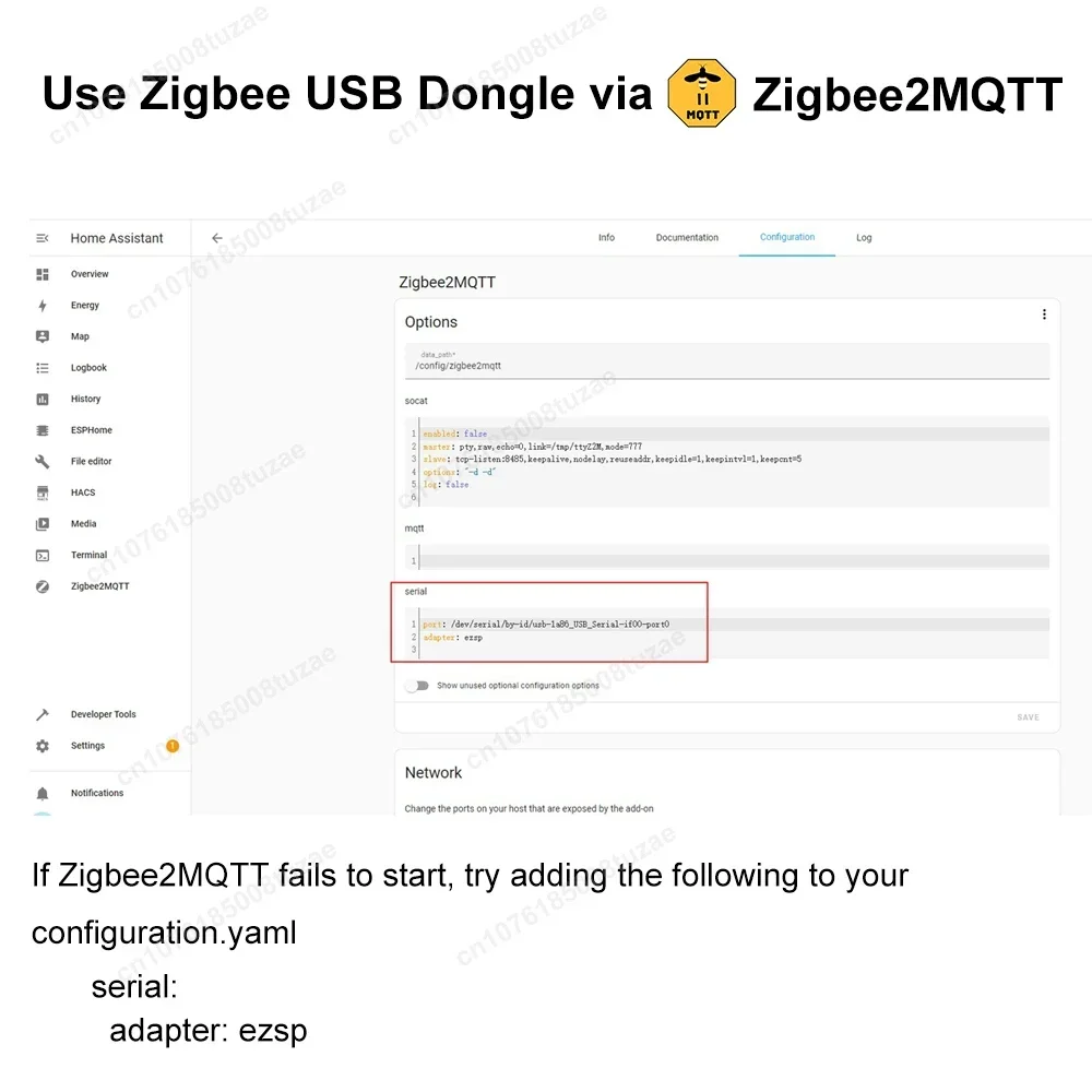 Zigbee 3.0 USB Dongle Based on Silicon Labs EFR32MG21 Universal Zigbee Gateway ZB-GW04 V1.2 Adapter Support ZHA Zigbee2MQTT HAB