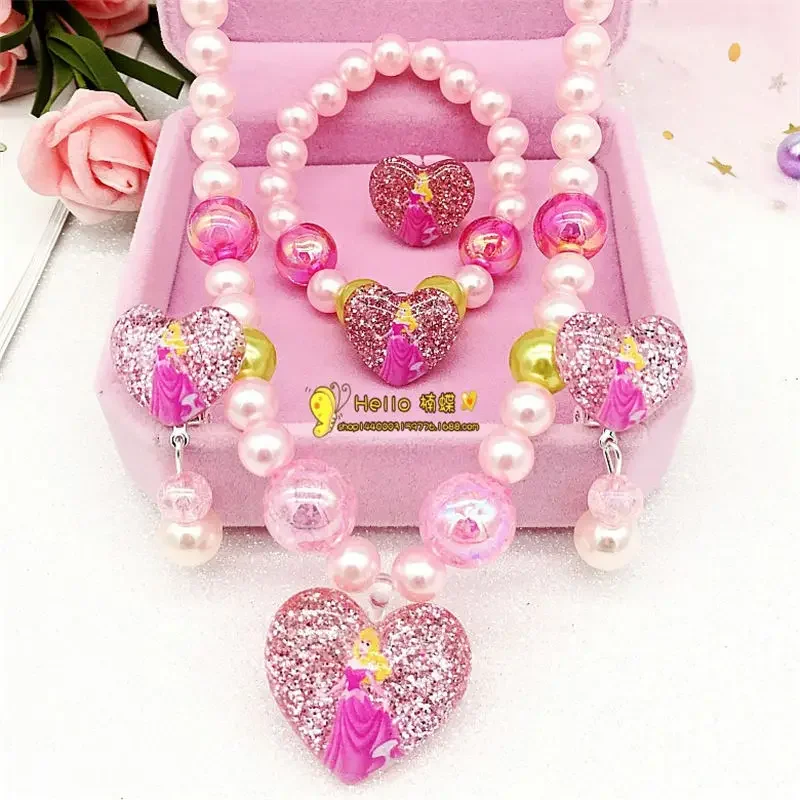 Disney 4pcs Frozen Children Girls Jewelry Accessories