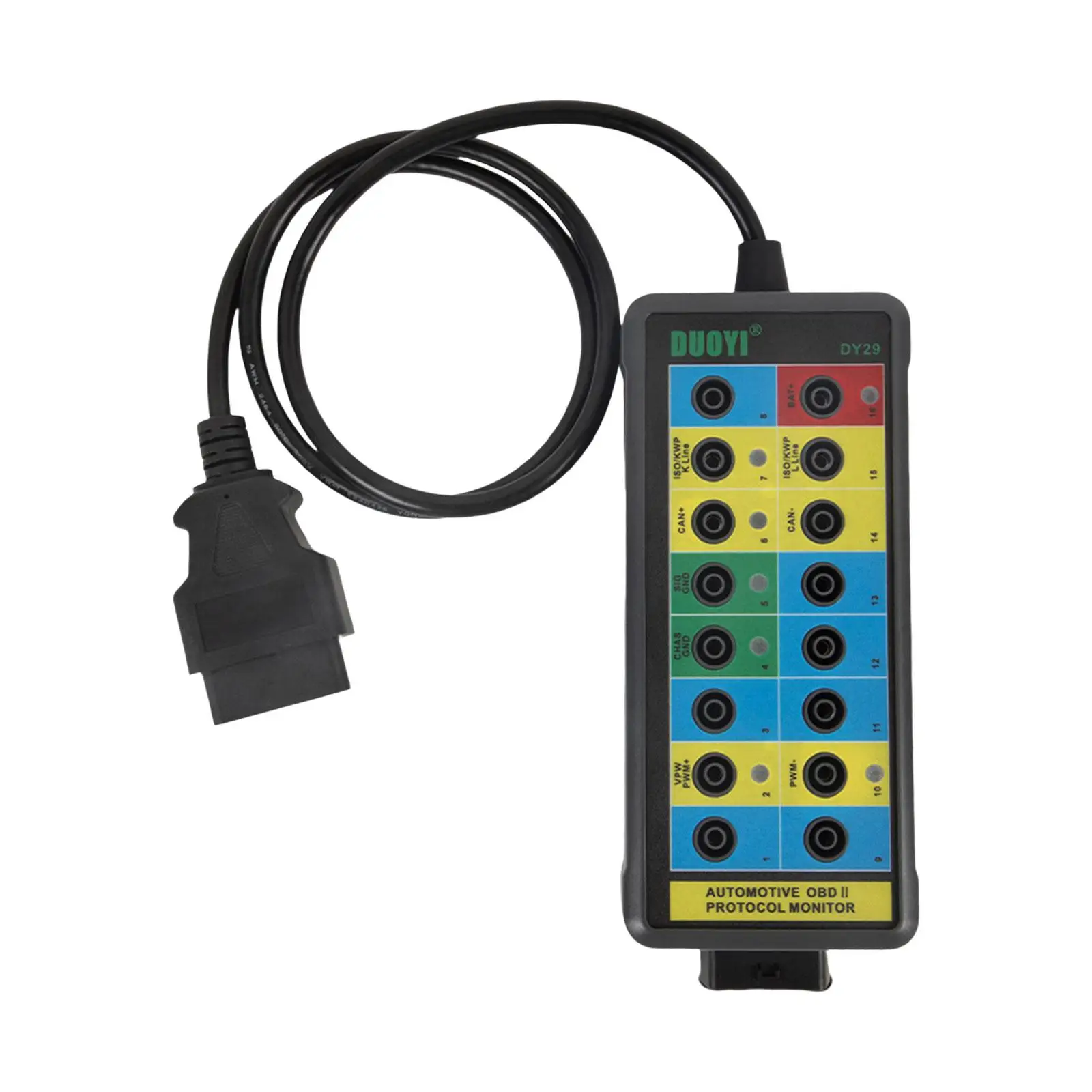 

OBD2 Breakout Box LED Light Diagnostic Tool for Automobile Accessory