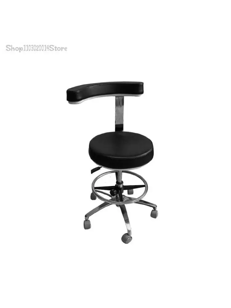 Upgraded Dental Doctor's Chair Medical Chair Lifting Swivel With Backrest Beauty Stomatologist's With Circle