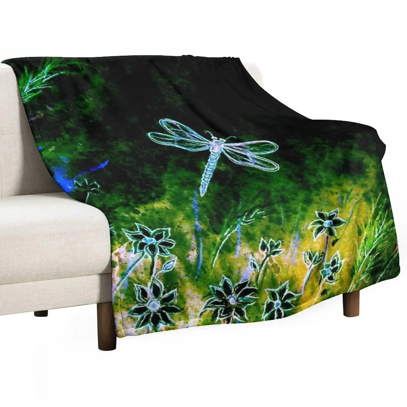 

Angel Dragonfly Throw Blanket Nap Kid'S Blankets