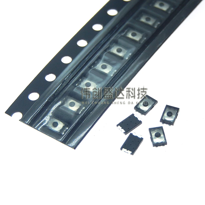 Push Button Switch Tactile Button Caps 20/50/100pcs 2x3x0.6 U Tactile Push Button Switch Tact 4 Pin Micro Switch SMD Mini Thin Thin Film Key Light Touch