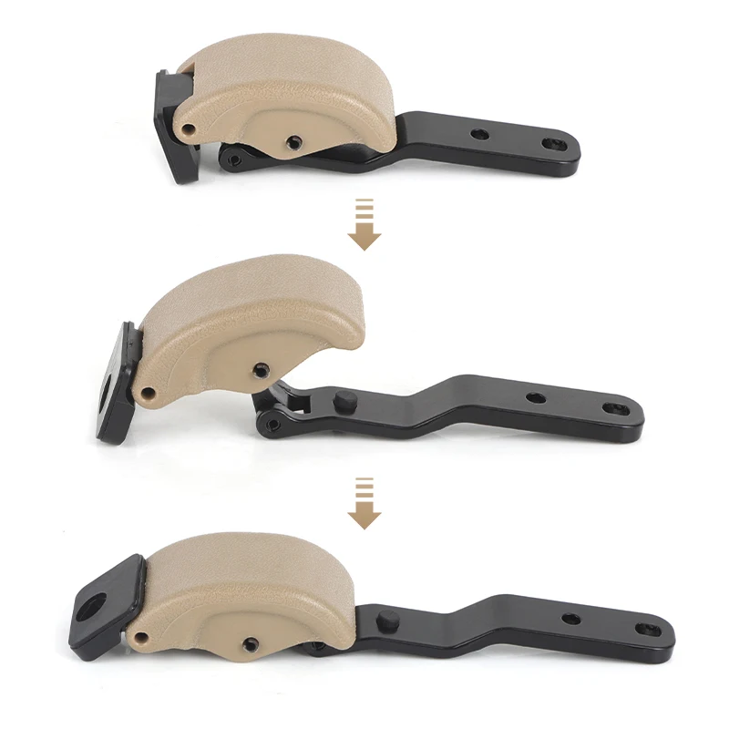 Black/Gray/Beige Rear Cab Quarter Window Latch Lock for TOYOTA