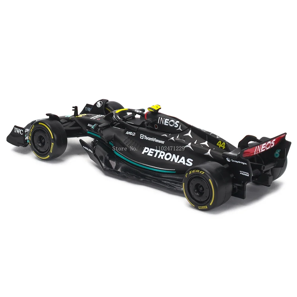 Bburago 1:43 NEW 2023 Mercedes-AMG Team W14 44# Hamilton 63# Russell Formula One Alloy Super Toy Die cast car model 3