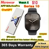 Series 10 Microwear WATCH X 10 Smart Watch Men S10 NFC Dynamic Island 48mm Gesture Answer ChatGPT Compass GPS Tracker Smartwatch 1