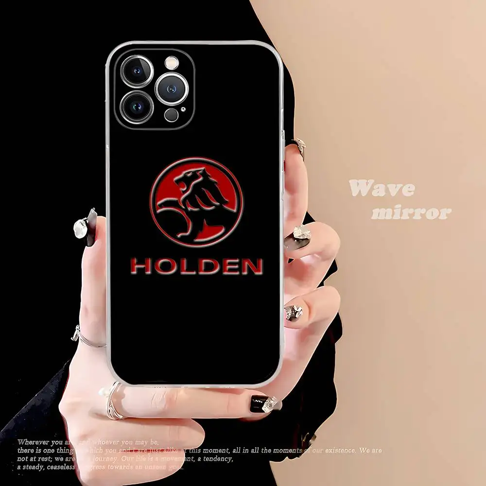 Sleek Transparent Car Emblem Phone Case