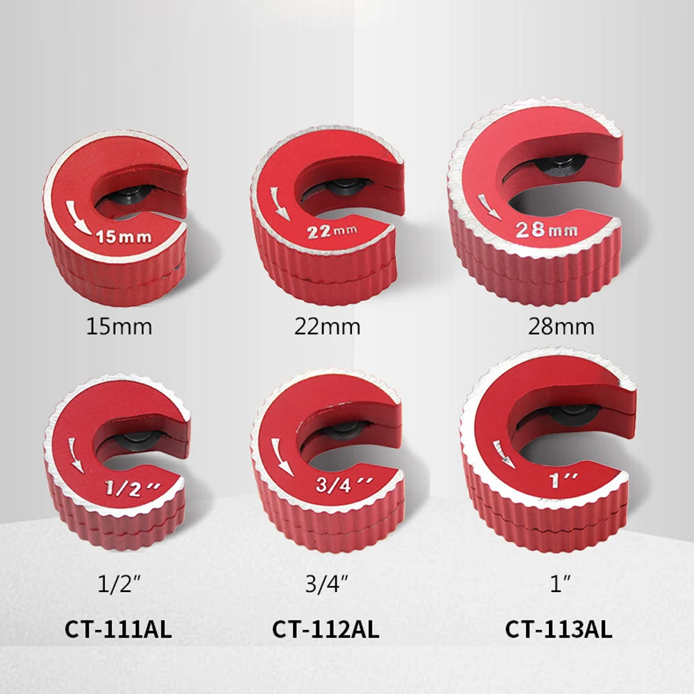 Enhanced Copper and Aluminum Pipe Cutter with Durable AL Alloy Construction - Available in Six Sizes