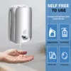 850ML/1050ML Stainless steel Wall Mount Soap Dispenser Bathroom Liquid Soap Detergent Shower Gel Storage Bottle Toilet Kitchen 2