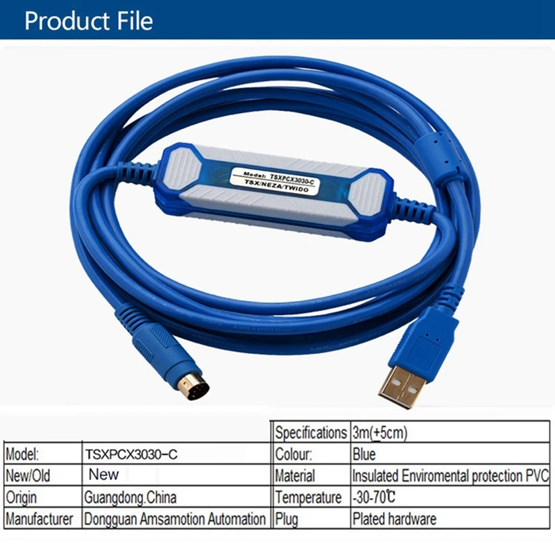 Cable De Programación Tsxpcx3030-c P/ Plc Schneider | Envío gratis