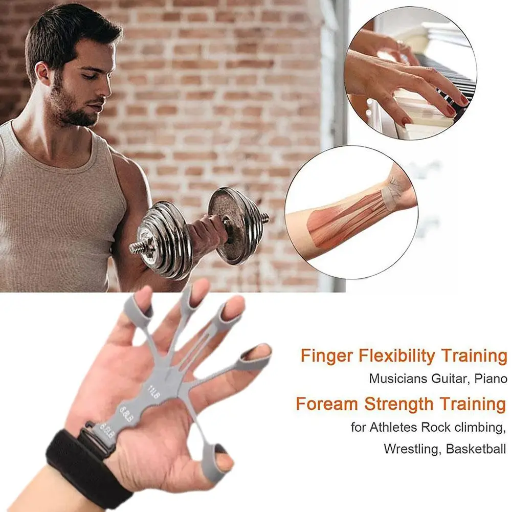 Finger Gripper Exerciser For Guitarists With 6 Resistance Levels Hand Strengthener And Recovery Tool For Physical Therapy finger gripper exerciser