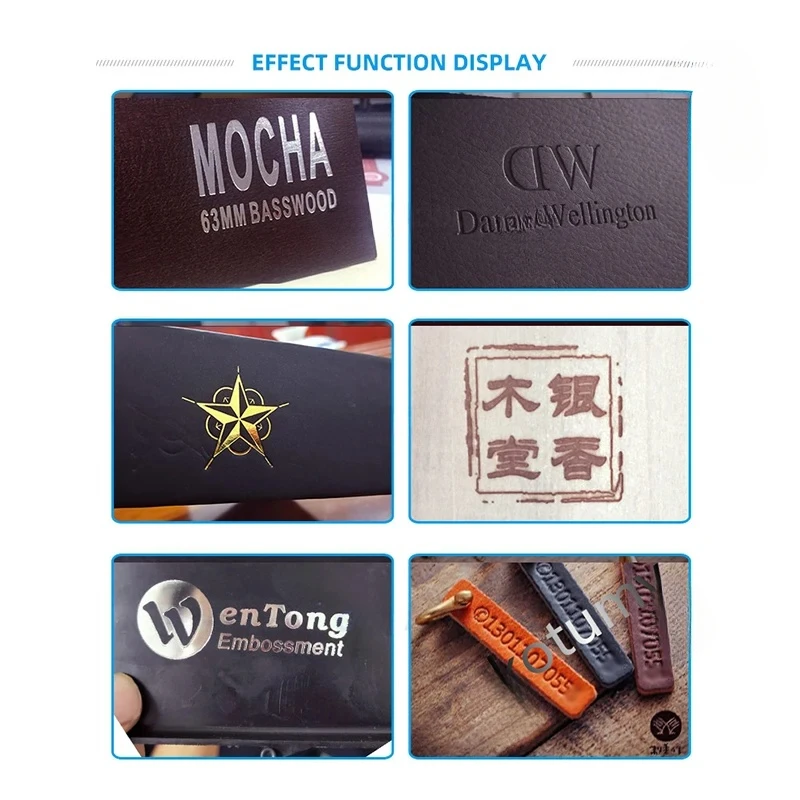 Desktop Slidable Workbench Thermal Press Digital Leather Wood PVC Paper Hot Foil Stamping Machine Embossing Bronzing Tool