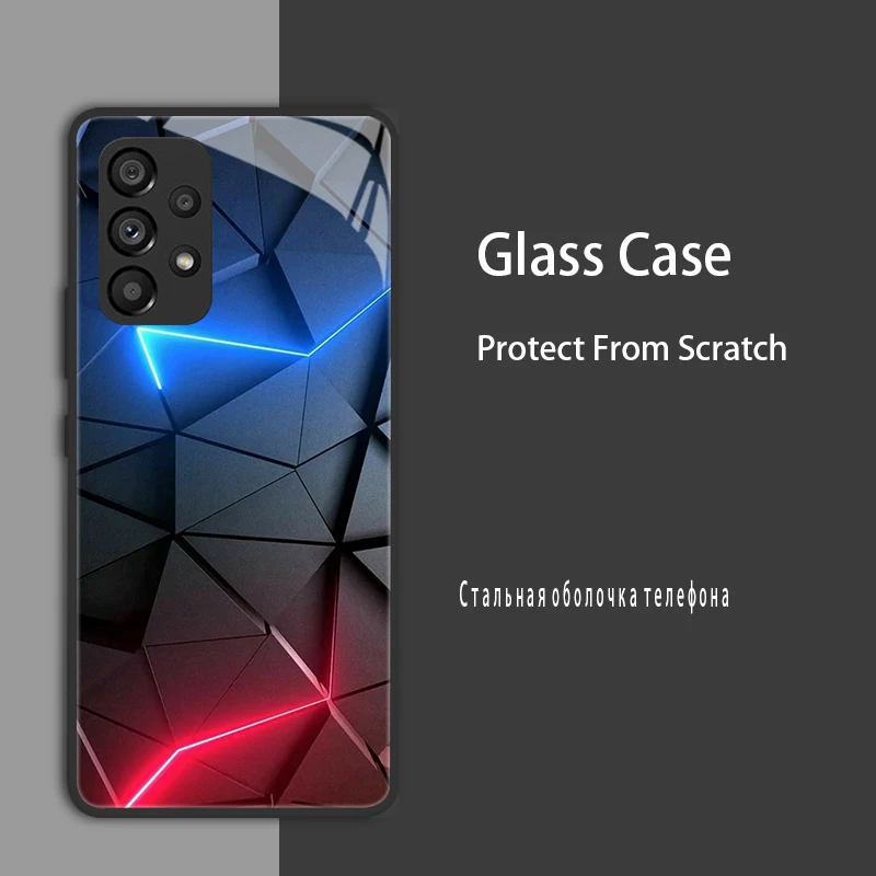 Advanced Protective Tempered Glass Phone Case with Hard Coque Bumper