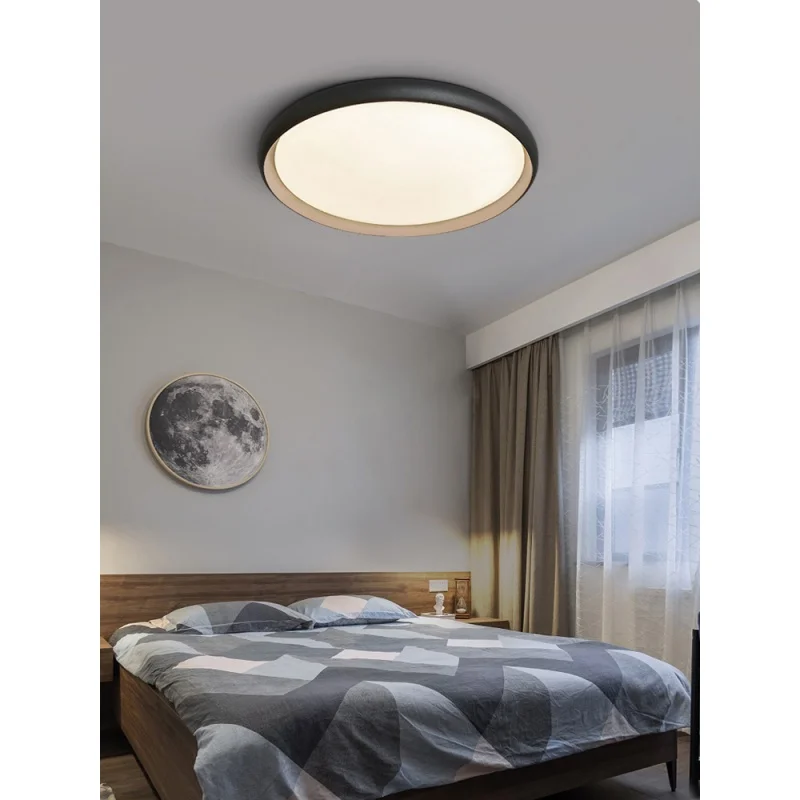 

Nordic ultra-thin round bedroom LED ceiling lamp modern minimalist light luxury designer creative study living room lamp