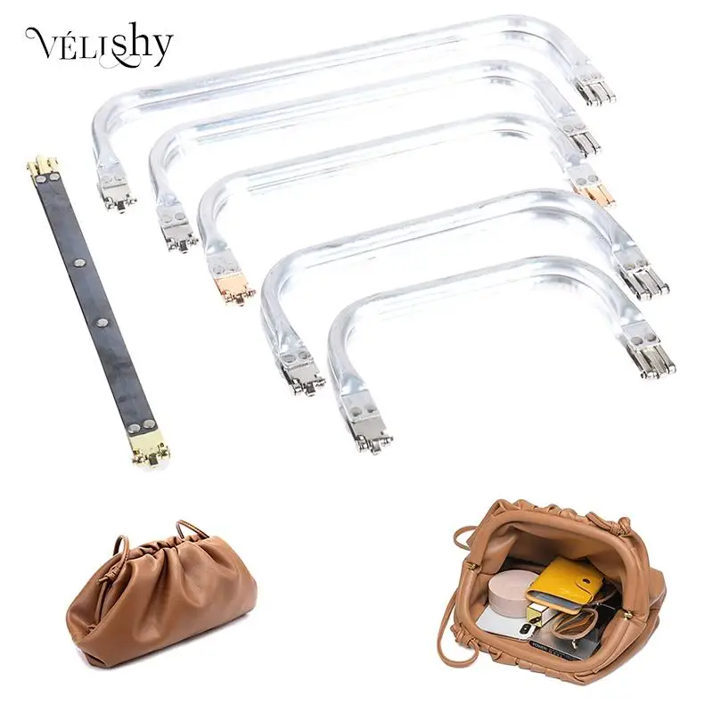 

Aluminum Tube Frame Bag Handle Accessories Clutch Bag Parts Bag Frame For Wallet Doctor Purse Frame Aluminum Pipe Clamp
