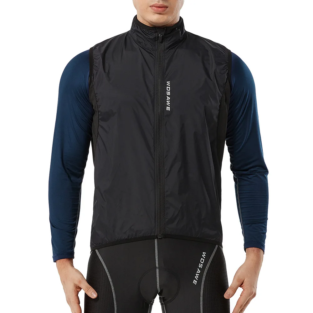 WOSAWEBicycleWindshieldJacketManSleevelessWindbreakerVest