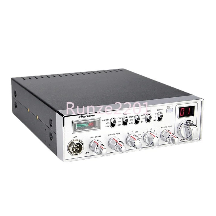 

ARES II High Power 10 Meter CB Radio China ANYTONE AM FM SSB Radio Vehicle Radio Long Range 10 Meter
