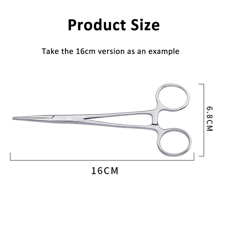 Fishing Pliers Stainless Steel Fish Hook Remover Curved Tip Clamps Line  Cutter Hemostatic Forceps Fishing Tackle Tool Accessorie