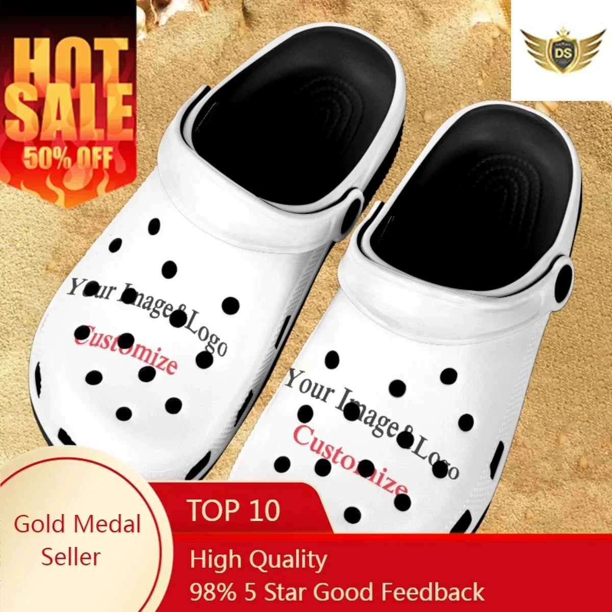 

Custom Your Design/logo/text/name Women's Sandals Summer Flats Home Slippers For Teen Girls Ladies Shoes Woman Bathroom Slides