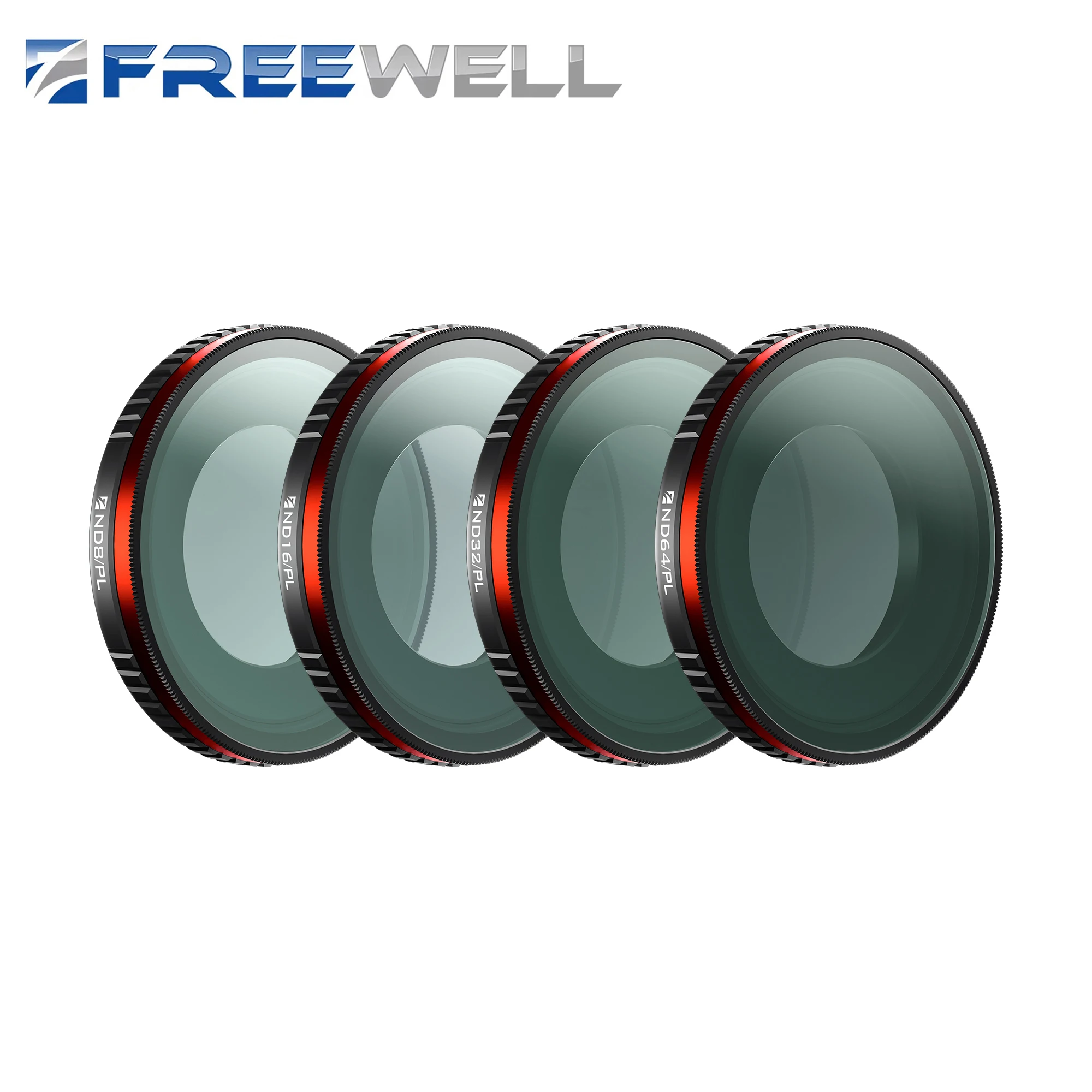 Bright Day Filter Kit 4 Pack ND8/PL,ND16/PL,ND32/PL and ND64/PL Filters for Inst