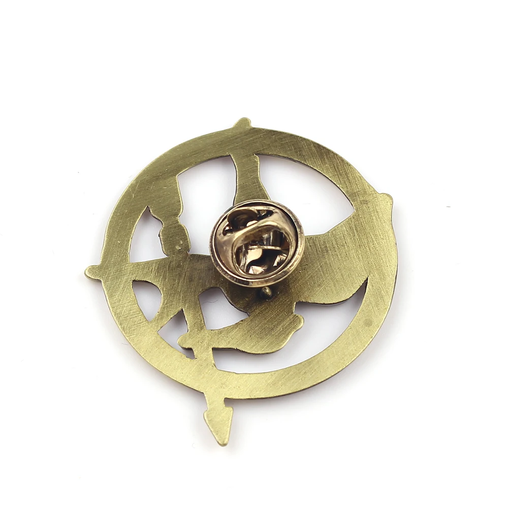 The Hunger Games Broche de metal Acessórios de joias Forma circular Estilo  punk vintage Mockingjay Crachá Alfinetes de lapela para mulheres -  AliExpress, image size:1000x1000